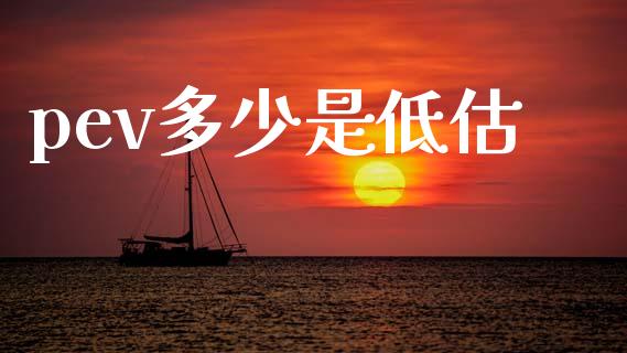pev多少是低估_https://cj004.lansai.wang_债券资讯_第1张