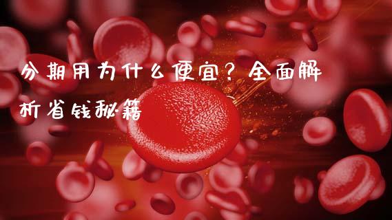 分期用为什么便宜？全面解析省钱秘籍_https://cj004.lansai.wang_全球市场_第1张