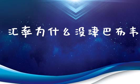 汇率为什么没津巴布韦_https://cj004.lansai.wang_债券资讯_第1张