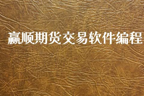 赢顺期货交易软件编程_https://cj004.lansai.wang_债券资讯_第1张