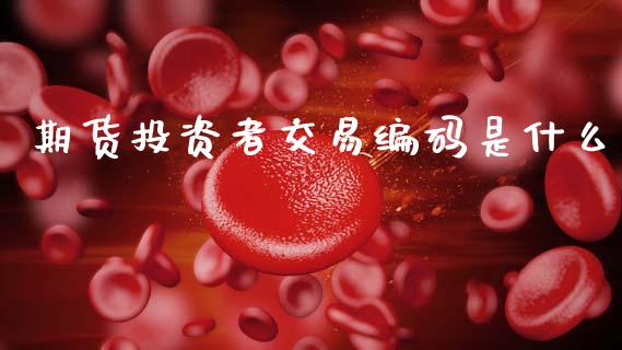 期货投资者交易编码是什么_https://cj004.lansai.wang_金融监管_第1张