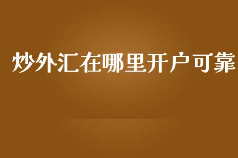 炒外汇在哪里开户可靠_https://cj004.lansai.wang_外汇交易_第1张
