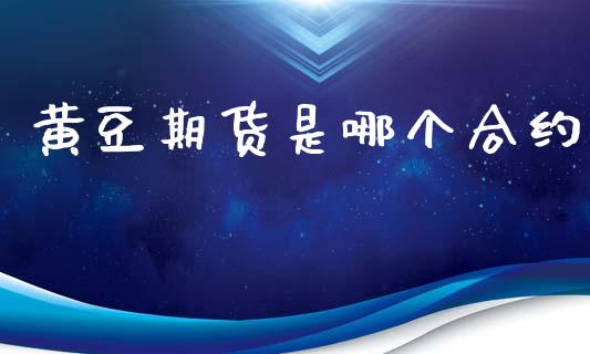 黄豆期货是哪个合约_https://cj004.lansai.wang_外汇交易_第1张