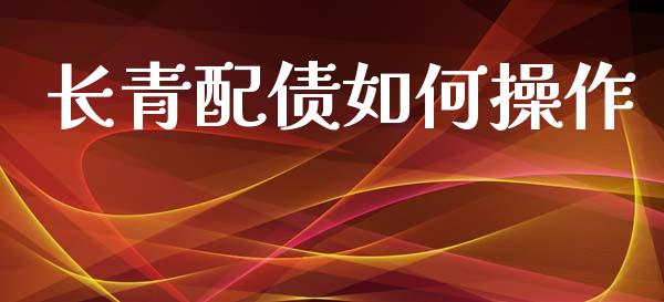 长青配债如何操作_https://cj004.lansai.wang_全球市场_第1张