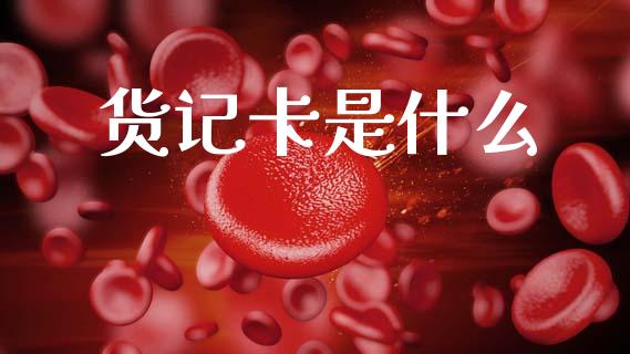 货记卡是什么_https://cj004.lansai.wang_外汇交易_第1张
