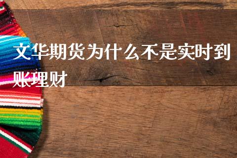 文华期货为什么不是实时到账理财_https://cj004.lansai.wang_债券资讯_第1张