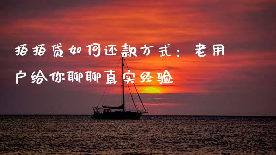 拍拍贷如何还款方式：老用户给你聊聊真实经验_https://cj004.lansai.wang_债券资讯_第1张
