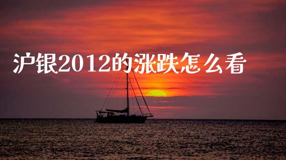 沪银2012的涨跌怎么看_https://cj004.lansai.wang_全球市场_第1张