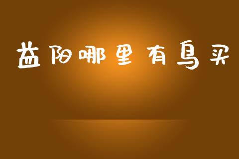 益阳哪里有鸟买_https://cj004.lansai.wang_财经新闻_第1张