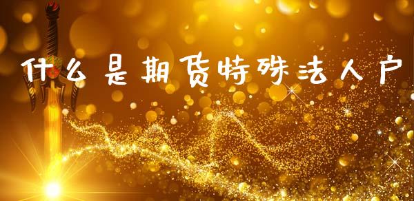 什么是期货特殊法人户_https://cj004.lansai.wang_全球市场_第1张