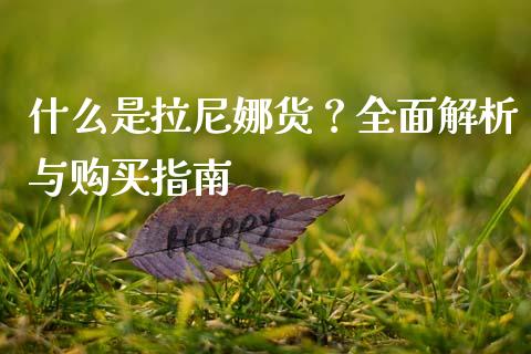 什么是拉尼娜货？全面解析与购买指南_https://cj004.lansai.wang_期货开户_第1张