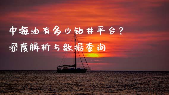 中海油有多少钻井平台？ 深度解析与数据查询_https://cj004.lansai.wang_外汇交易_第1张