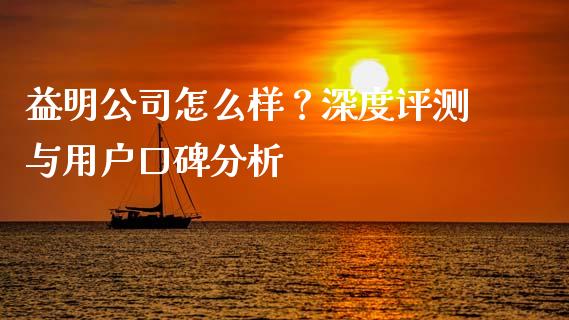 益明公司怎么样？深度评测与用户口碑分析_https://cj004.lansai.wang_全球市场_第1张
