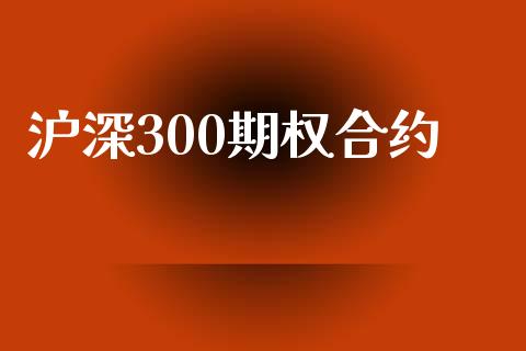 沪深300期权合约_https://cj004.lansai.wang_债券资讯_第1张