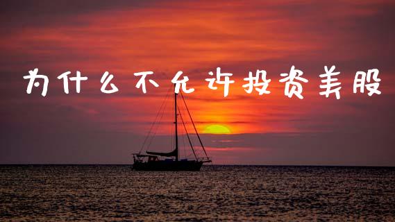 为什么不允许投资美股_https://cj004.lansai.wang_金融监管_第1张