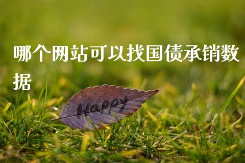 哪个网站可以找国债承销数据_https://cj004.lansai.wang_期货开户_第1张