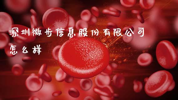 深圳微步信息股份有限公司怎么样_https://cj004.lansai.wang_金融监管_第1张