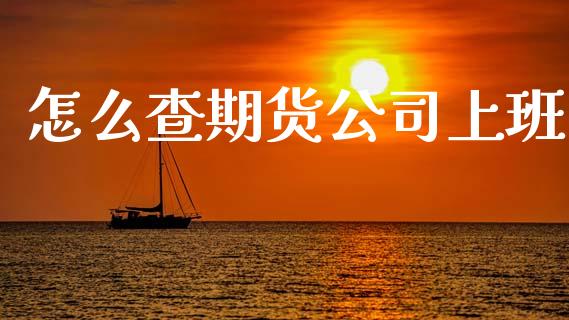怎么查期货公司上班_https://cj004.lansai.wang_期货开户_第1张