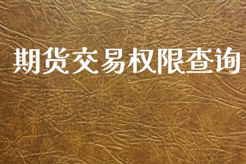 期货交易权限查询_https://cj004.lansai.wang_期货开户_第1张