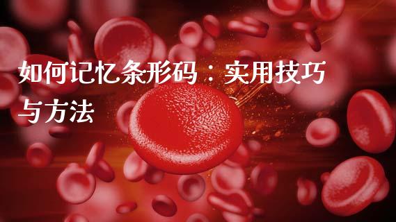 如何记忆条形码：实用技巧与方法_https://cj004.lansai.wang_财经新闻_第1张
