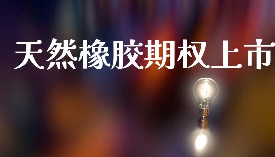 天然橡胶期权上市_https://cj004.lansai.wang_全球市场_第1张