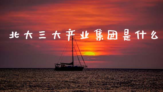 北大三大产业集团是什么_https://cj004.lansai.wang_外汇交易_第1张