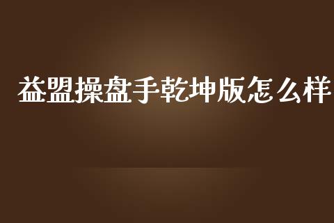 益盟操盘手乾坤版怎么样_https://cj004.lansai.wang_全球市场_第1张