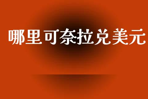 哪里可奈拉兑美元_https://cj004.lansai.wang_全球市场_第1张