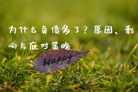 为什么负债多了？原因、影响与应对策略_https://cj004.lansai.wang_全球市场_第1张