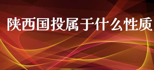 陕西国投属于什么性质_https://cj004.lansai.wang_外汇交易_第1张