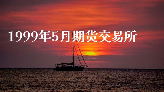1999年5月期货交易所_https://cj004.lansai.wang_全球市场_第1张
