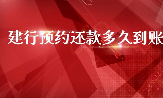 建行预约还款多久到账_https://cj004.lansai.wang_外汇交易_第1张