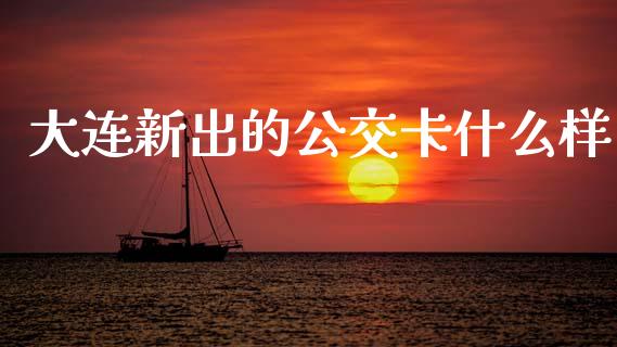 大连新出的公交卡什么样_https://cj004.lansai.wang_外汇交易_第1张