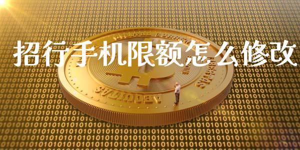 招行手机限额怎么修改_https://cj004.lansai.wang_外汇交易_第1张