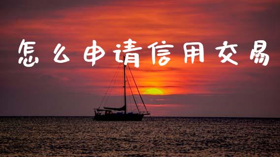 怎么申请信用交易_https://cj004.lansai.wang_期货开户_第1张