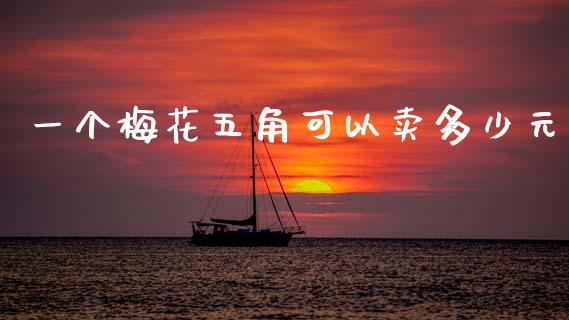 一个梅花五角可以卖多少元_https://cj004.lansai.wang_财经新闻_第1张