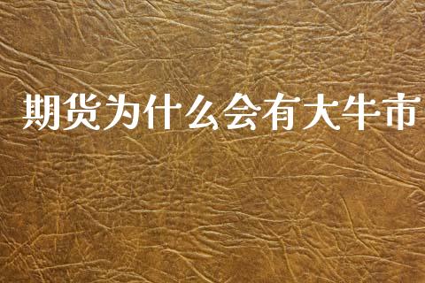 期货为什么会有大牛市_https://cj004.lansai.wang_财经新闻_第1张