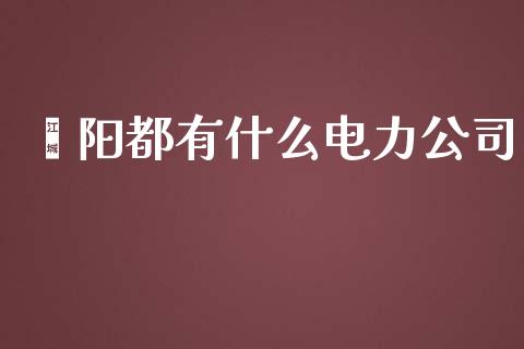 荥阳都有什么电力公司_https://cj004.lansai.wang_外汇交易_第1张