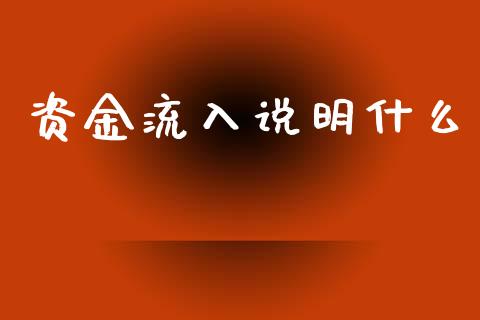 资金流入说明什么_https://cj004.lansai.wang_期货开户_第1张