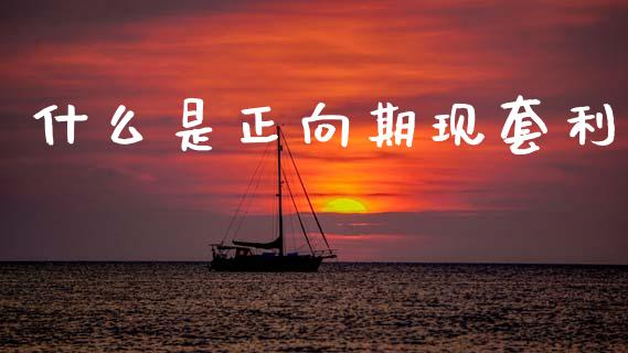 什么是正向期现套利_https://cj004.lansai.wang_期货开户_第1张