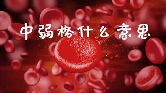 中弱格什么意思_https://cj004.lansai.wang_金融监管_第1张