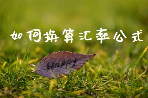 如何换算汇率公式_https://cj004.lansai.wang_外汇交易_第1张