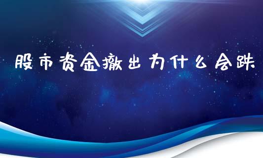 股市资金撤出为什么会跌_https://cj004.lansai.wang_财经新闻_第1张
