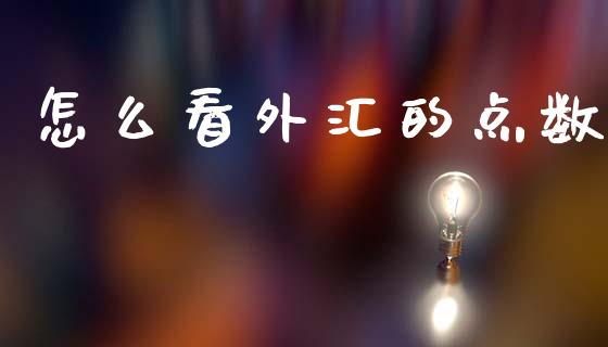 怎么看外汇的点数_https://cj004.lansai.wang_全球市场_第1张