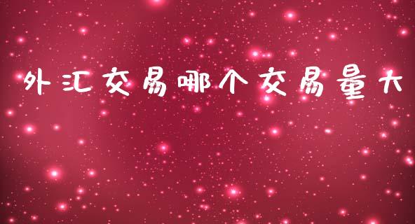 外汇交易哪个交易量大_https://cj004.lansai.wang_金融监管_第1张