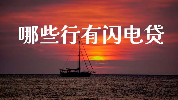 哪些行有闪电贷_https://cj004.lansai.wang_财经新闻_第1张