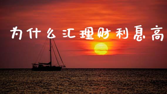为什么汇理财利息高_https://cj004.lansai.wang_期货开户_第1张