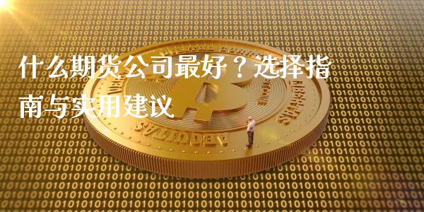 什么期货公司最好？选择指南与实用建议_https://cj004.lansai.wang_外汇交易_第1张