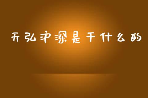 天弘沪深是干什么的_https://cj004.lansai.wang_金融监管_第1张