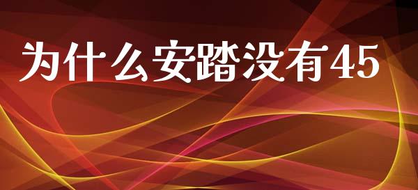 为什么安踏没有45_https://cj004.lansai.wang_期货开户_第1张